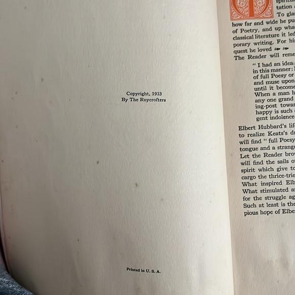 1st Edition Elbert Hubbard’s Scrap Book 1923 Vintage - Picture 4 of 5